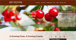 Desktop Screenshot of kingorchards.com